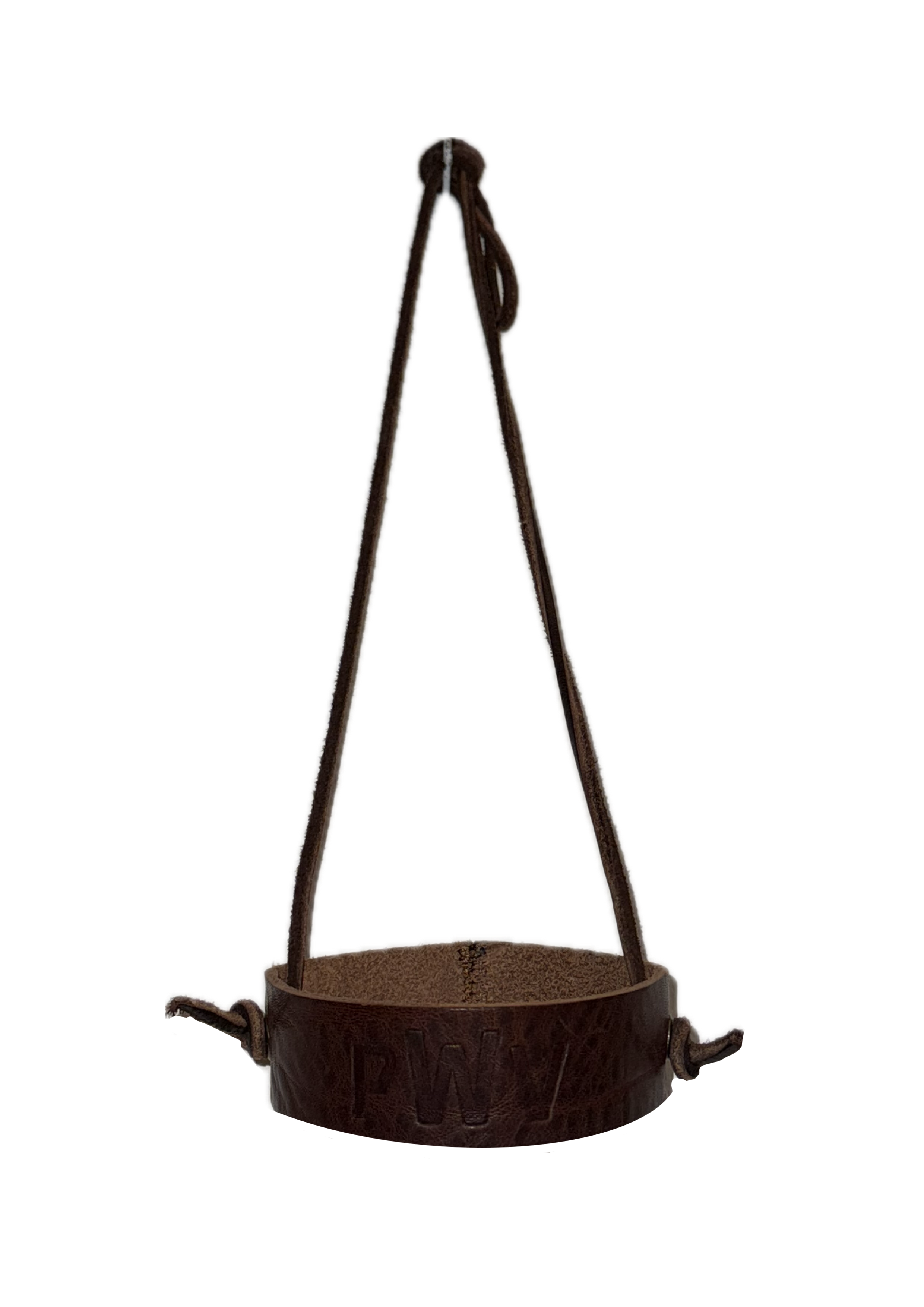 Dubbeglas-Halterung aus Leder